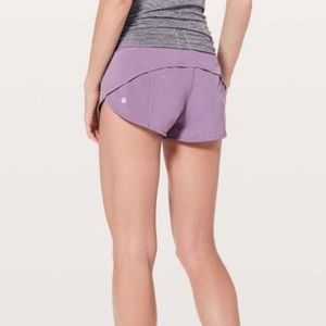 GREAT CONDITION Lululemon High Waisted Speed Up Shorts Smoked Mu (purple) Size 6